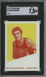 1972 Topps #12 Dave Sorenson 9 card progressive proof.